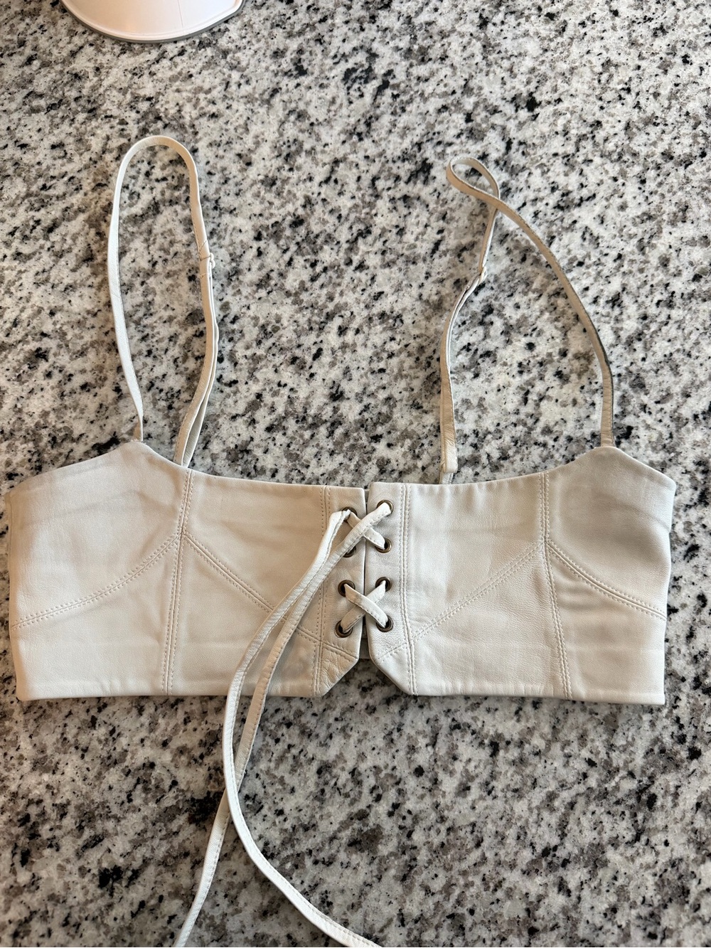 Free people leather corset